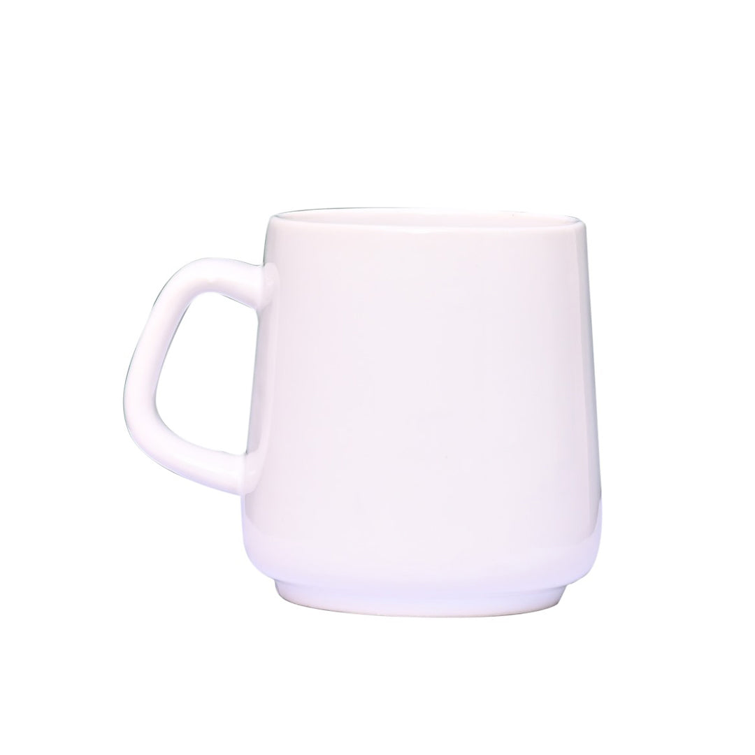 The Sleek White Mug With Lid