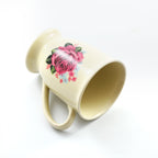 Floral Ceramic Mug Pink & Blue