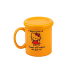 Solid Orange Juice Mug With Lid